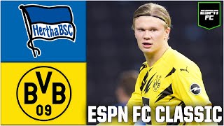 When Erling Haaland scored 4 GOALS for Borussia Dortmund 🎥  ESPN FC [upl. by Ennovehs]