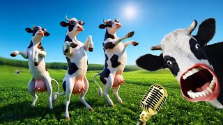 FUNNY COW DANCE 2  Cow Song amp Cow Videos 2024  Cow Dance Mix [upl. by Nnylodnewg]