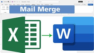 Mail Merge from Microsoft Excel to Microsoft Word [upl. by Ahsenat486]