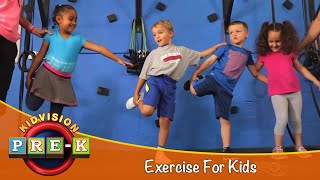 Exercise For Kids  Virtual Field Trip  KidVision PreK [upl. by Pitarys]