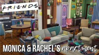 ☎️ MONICA amp RACHELS APARTMENT from FRIENDS ☎️  The Sims 4 Speedbuild  No CC [upl. by Llerrac781]