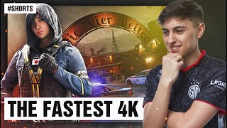 The FASTEST 4K in the West  Rainbow Six Siege Shorts [upl. by Nylak]