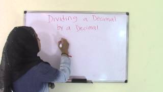 5th Grade Math Divide Decimal by Decimals [upl. by Atnom]