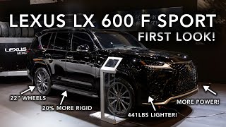 2022 Lexus LX 600 F Sport FIRST LOOK Plus Lexus SEMA 2021 IS 500 amp IS 350 Custom Builds [upl. by Aivatco35]