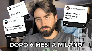 A Milano per 6 mesi La mia ESPERIENZA [upl. by Tomasina]