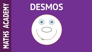 How to Create a Smiley Face using DESMOS [upl. by Ecnarf]