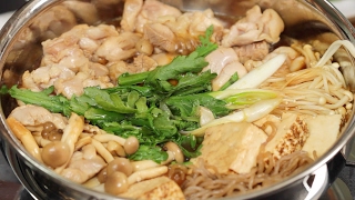 Torisuki Chicken Sukiyaki Recipe  Cooking with Dog [upl. by Waneta230]