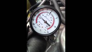 Carburetor Adjustment Idle Mixture Screw With Vacuum Gauge Chevy Small Block SBC Vortec Heads [upl. by Johannessen]