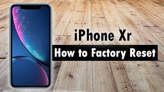 iPhone Xr How to Reset Back to Factory Settings [upl. by Euqinmod]