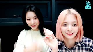 fromis9 VLive Eng Sub Saerom amp Nagyung [upl. by Willow]