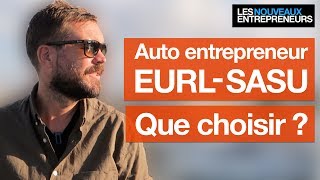 🤔 Auto entrepreneur EURL SASU  Que choisir [upl. by Brechtel]