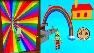 House on a Rainbow  St Patricks Day Roblox Obby Game Play Video [upl. by Anertac921]