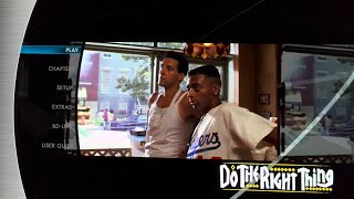 DO THE RIGHT THING 1989  Bluray Movie Menu walkthrough [upl. by Byrom754]