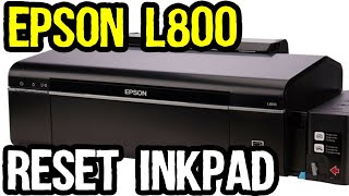 How to Reset Epson L800 with Resetter [upl. by Akcinat]