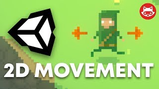 Unity Character Movement and Animation in 2D with Sprite Sheet  Tutorial [upl. by Laeira]