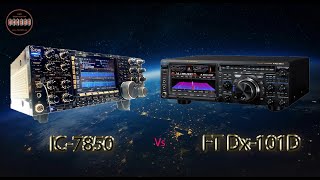 Icom IC7850 Vs Yaesu FT Dx101D  Rx Comparative [upl. by Ihculo]