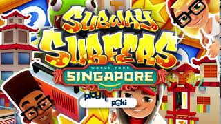 Subway Surfers Singapore  Play it on Poki [upl. by Powe597]