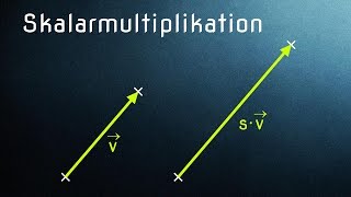 Skalarmultiplikation Einführung  Skalar mal Vektor [upl. by Larkin]