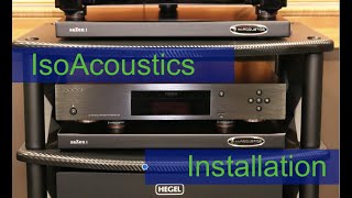 IsoAcoustics Installation amp Set up  ZaZen Aperta IsoPucks [upl. by Nassi]