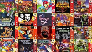 TOP 48 BEST NINTENDO 64 GAMES OF ALL TIME BEST N64 GAMES [upl. by Noseyt710]