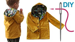 Jacke nähen für Anfänger – DIY Kinderjacke quotHenriettequot [upl. by Su]