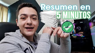 RESUME un texto en menos de 5 minutos  Página para resumir textos [upl. by Mersey734]