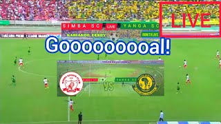 SIMBA VS YANGA LIVE LEO [upl. by Assilem132]