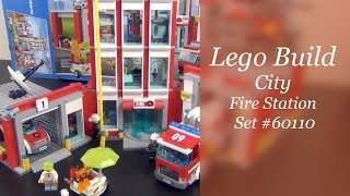 Lets Build  Lego City Fire Station Set 60110  Part 3 [upl. by Ylsew]