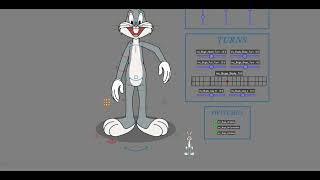 Bugs Bunny Demo Toon Boom Harmony 21 with free file download [upl. by Aikan]