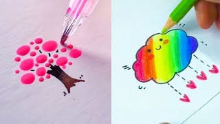 Cool and Easy Drawing Ideas for Beginners and Beyond Simple Drawing Tricks How to Draw [upl. by Lyon]