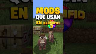 MODS Que Usan En DEDSAFIO 3 parte 2 minecraft minecraftshorts dedsafio [upl. by Fidele792]