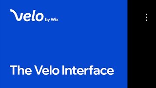 A Tour of the Velo Interface  Velo by Wix [upl. by Ribaj392]