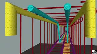 3D Animation  Continuous Beam Reinforcement [upl. by Duthie905]