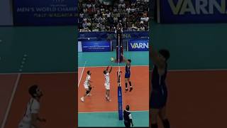 Saeid Marouf controls it 😎epicvolleyball volleyballworld volleyball [upl. by Stephanus]