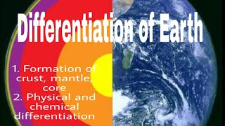 Differentiation of earthphysical geology [upl. by Kazmirci]