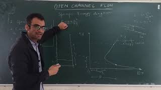 Open Channel Flow  23 Concept of Specific energy conditions of critical flow Froude number [upl. by Collar]