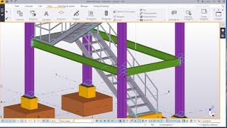 Staircase Tower Modelling in Tekla Structures 2016 [upl. by Daryn]