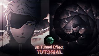 3D Tunnel Effect Tutorial  Alight motion Preset [upl. by Chil]