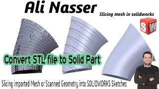 Convert STL file to Solid Part [upl. by Eiramannod]