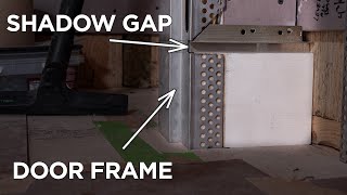 How to make flush baseboard with a shadow gap future proof with NS Builders [upl. by Rushing799]