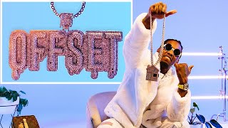 Offset Shows Off His Insane Jewelry Collection  GQ [upl. by Harlie]