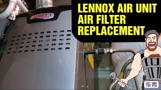 Lennox Air Filter Replacement [upl. by Moseley]