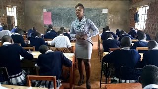 A day as a high school teacher of a Kenyan youtuber [upl. by Asilam550]