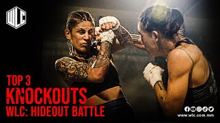 Top 3 Knockouts of WLC Hideout Battle  Lethwei  Bareknuckle Fight [upl. by Eimat248]