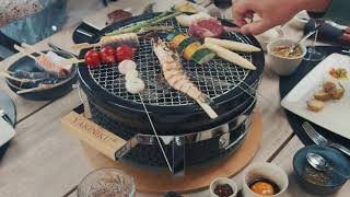 YAKINIKU®  Shichirin  Tabletop BBQ [upl. by Conlee794]