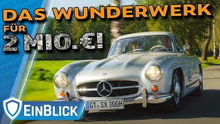 MercedesBenz 300 SL W198 1955  SCHNELLER amp TEURER als ALLES zuvor Die Legende vom Flügeltürer [upl. by Templia359]