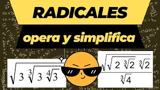 RADICALES opera y simplifica [upl. by Ahsaei]