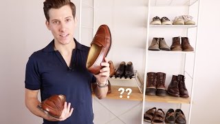 My Shoe Collection for 2016  Minimalist Mens Shoe Collection [upl. by Lani187]