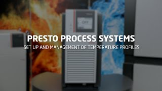 PRESTO  Set up and management of temperature profiles  JULABO [upl. by Barbour46]