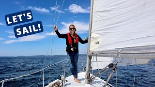 BOAT LIFE Day Sail and fishing on our Catalina 30  Sailing the Pacific Northwest  Ep 48 [upl. by Naux]